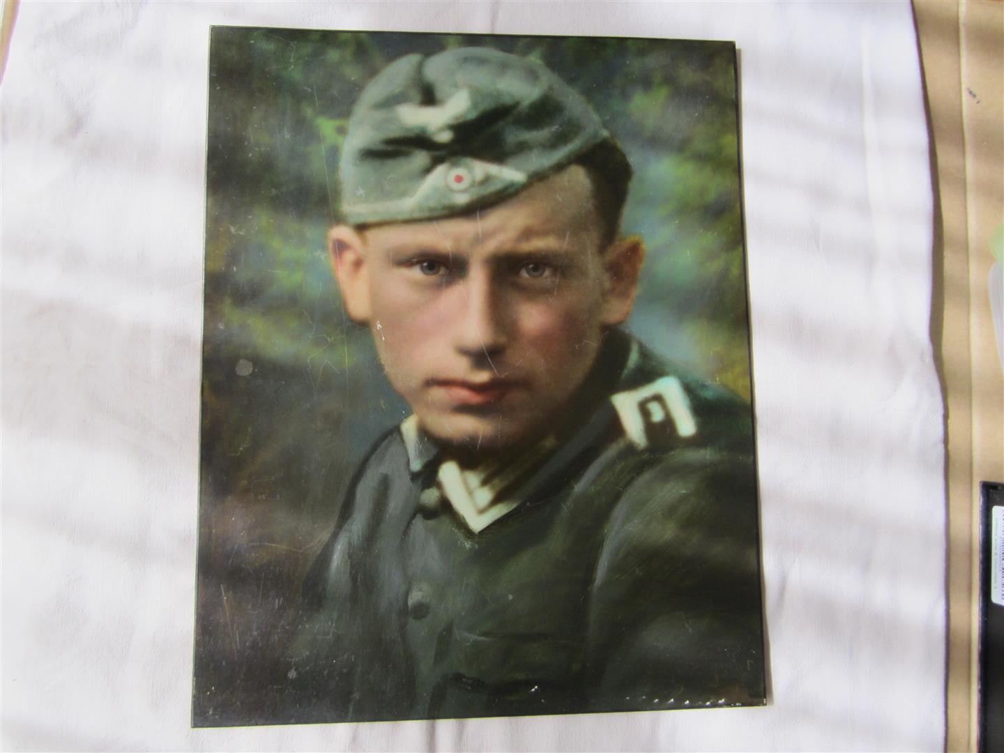 WW2 WH Colour Portrait Infantry NCO